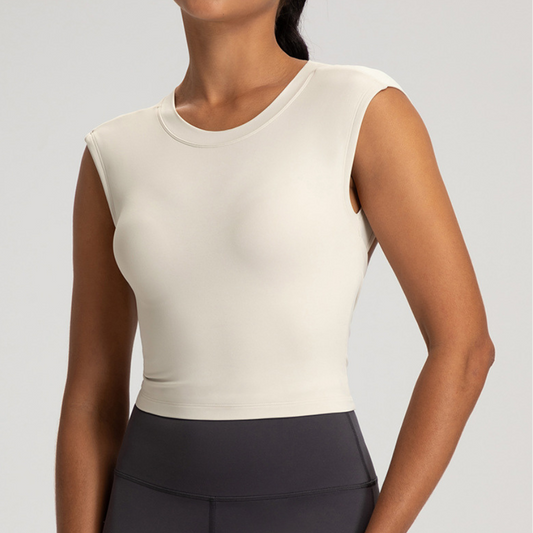 Padded Backless Yoga Sports Tank Top