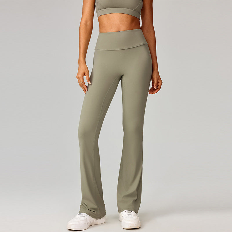 Butt-Lifting Tight Flare Yoga Pants - Peach Butt Effect