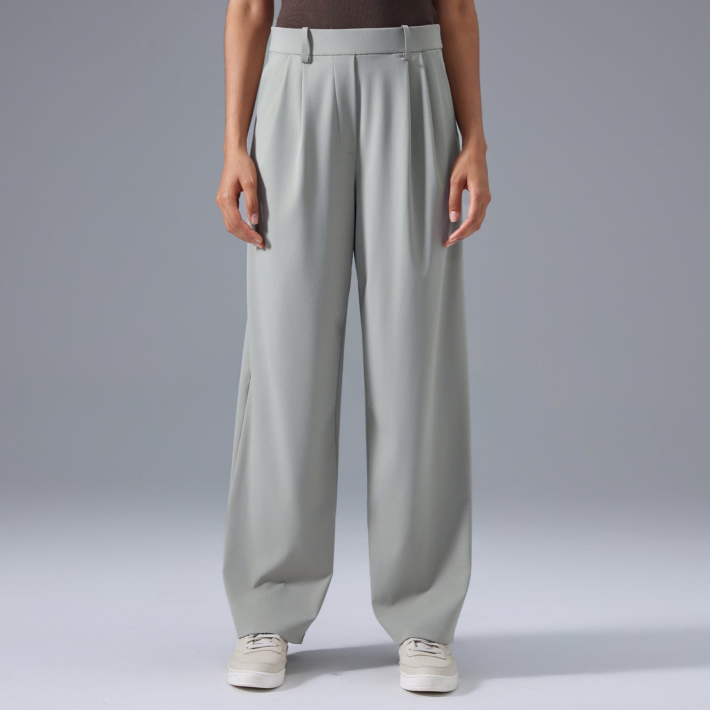 Straight-Cut Wide-Leg Pants - Breathable & Stylish