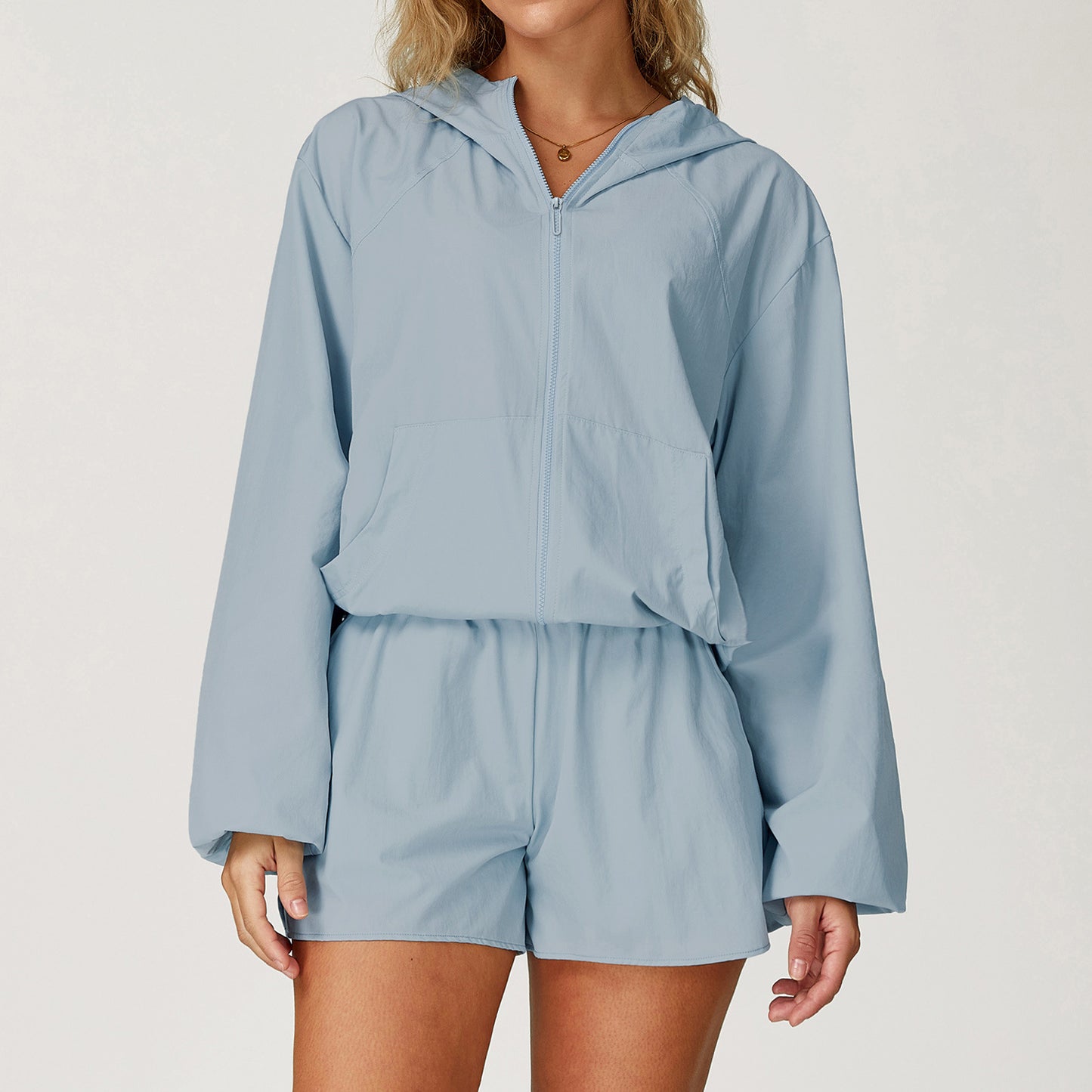 Quick-Drying Sun-Protective Hooded Jacket