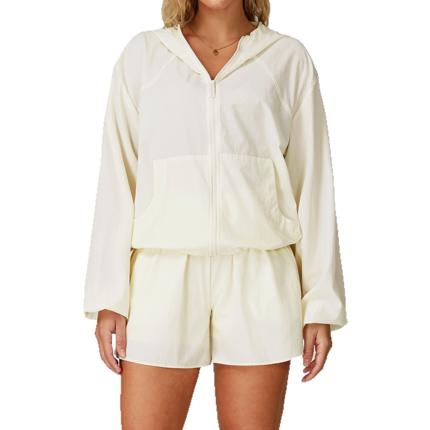 Quick-Drying Sun-Protective Hooded Jacket