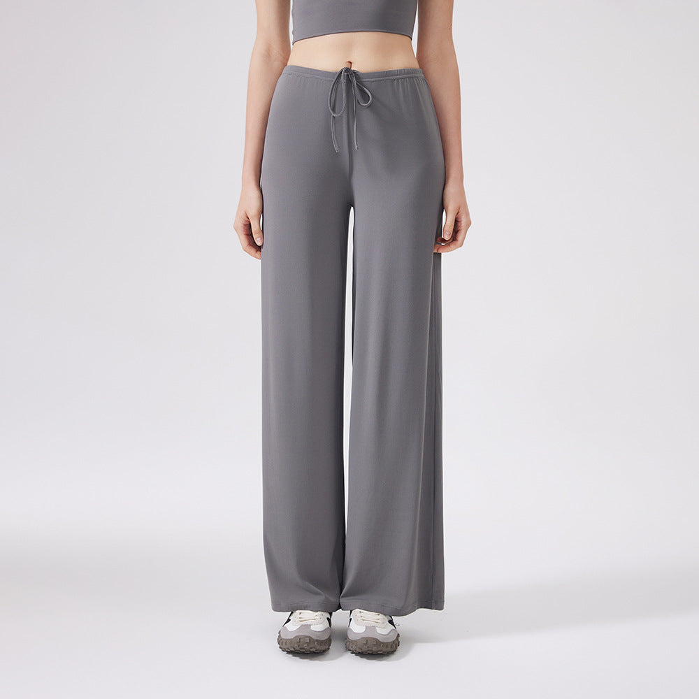 Cooling Wide-Leg Straight Yoga Pants