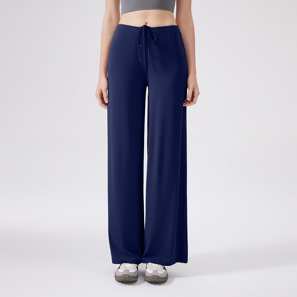 Cooling Wide-Leg Straight Yoga Pants