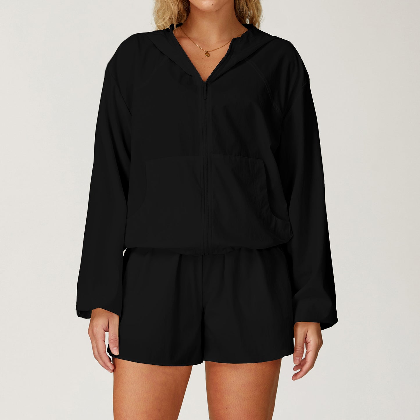 Quick-Drying Sun-Protective Hooded Jacket