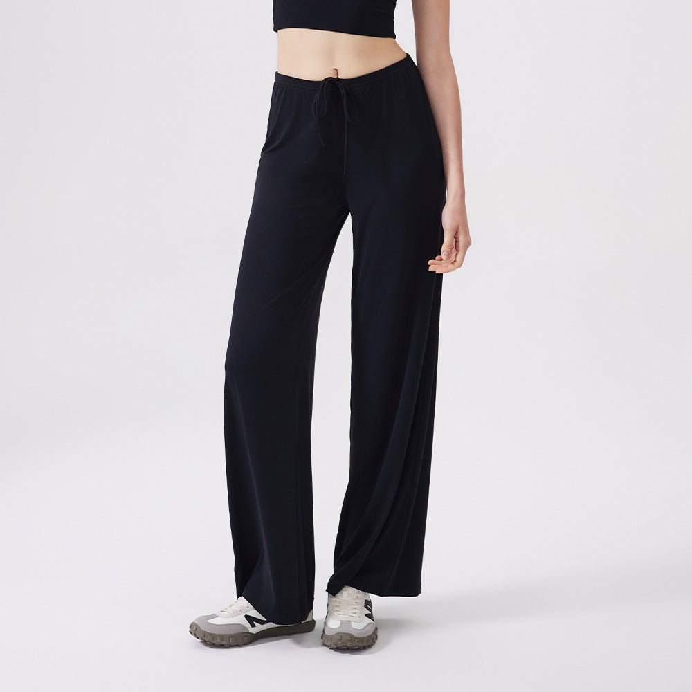 Cooling Wide-Leg Straight Yoga Pants