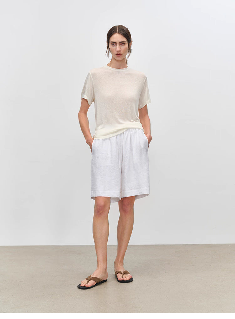 Linen Breathable 5-Inch Summer Shorts