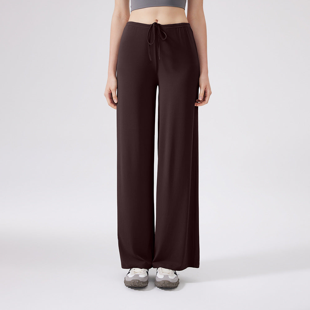 Cooling Wide-Leg Straight Yoga Pants