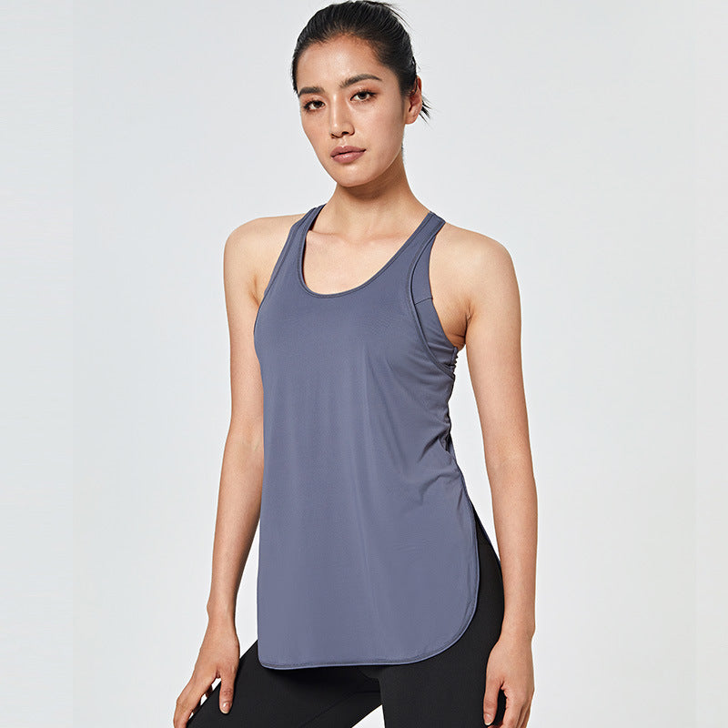Built-In Bra Yoga Tank– Seamless Workout & Running Top