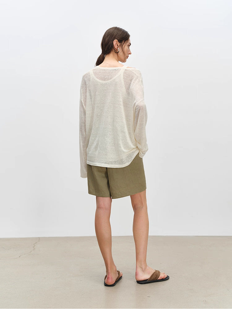 Linen Breathable 5-Inch Summer Shorts